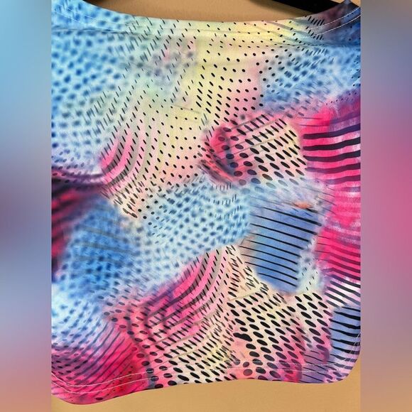 Edikted Y2K Tie Dyed XS Long Sleeve Streetwear E-girl Aesthetic Backless Crop - Picture 4 of 9